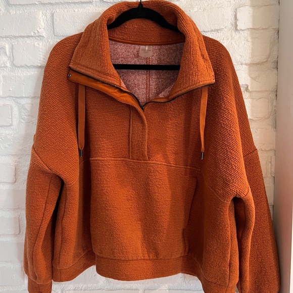 CALIA Rust Textured Sweater - Picture 5 of 5